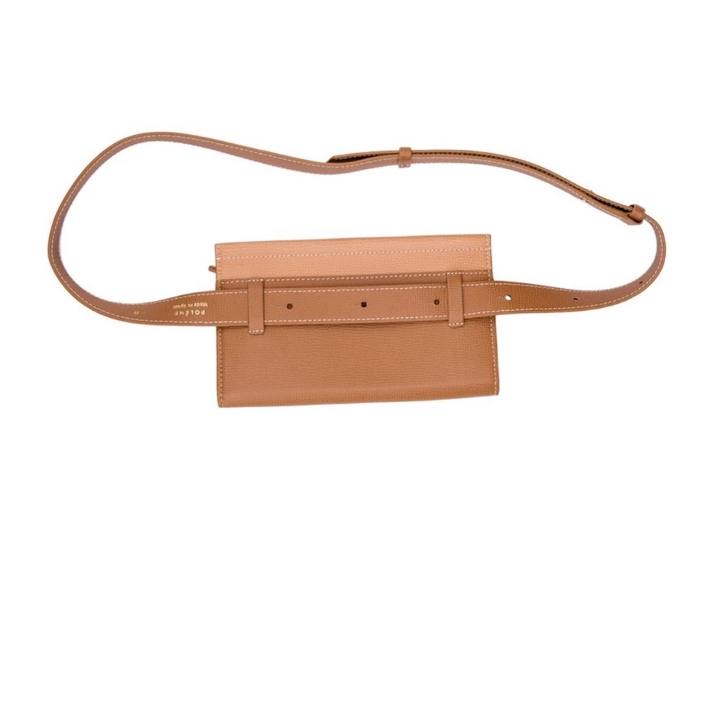 Polene Tan Leather Crossbody Bag.  Worn once